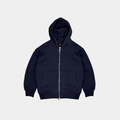 NULL-FORM DOUBLE HOODIE ZIPPER NAVY