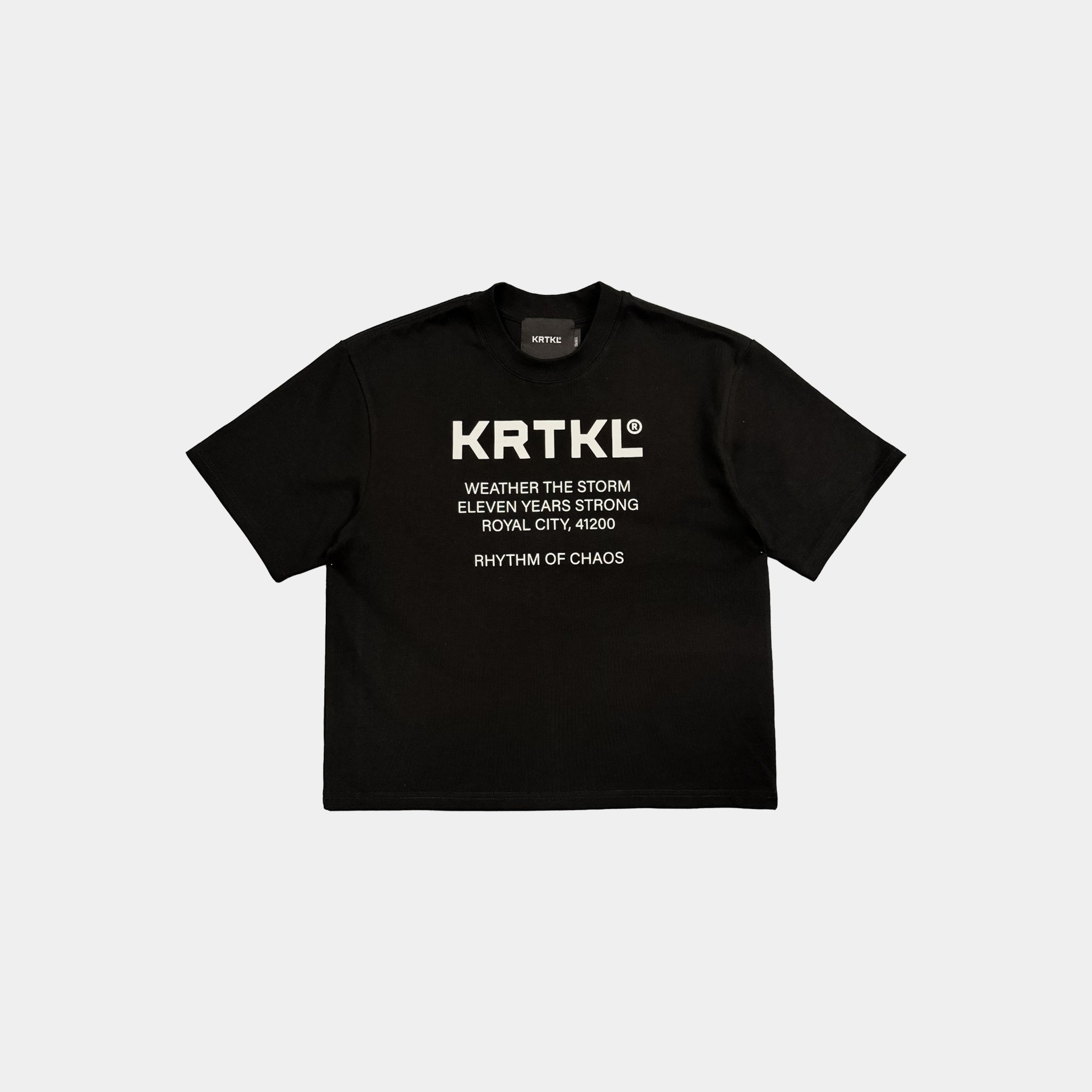 ROC QUOTE TEE BLACK (BOXY)
