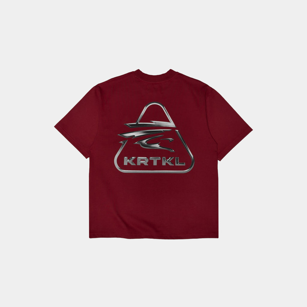 METAL WAVE TRI-NADO TEE (BURGUNDY)