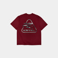 METAL WAVE TRI-NADO TEE (BURGUNDY)