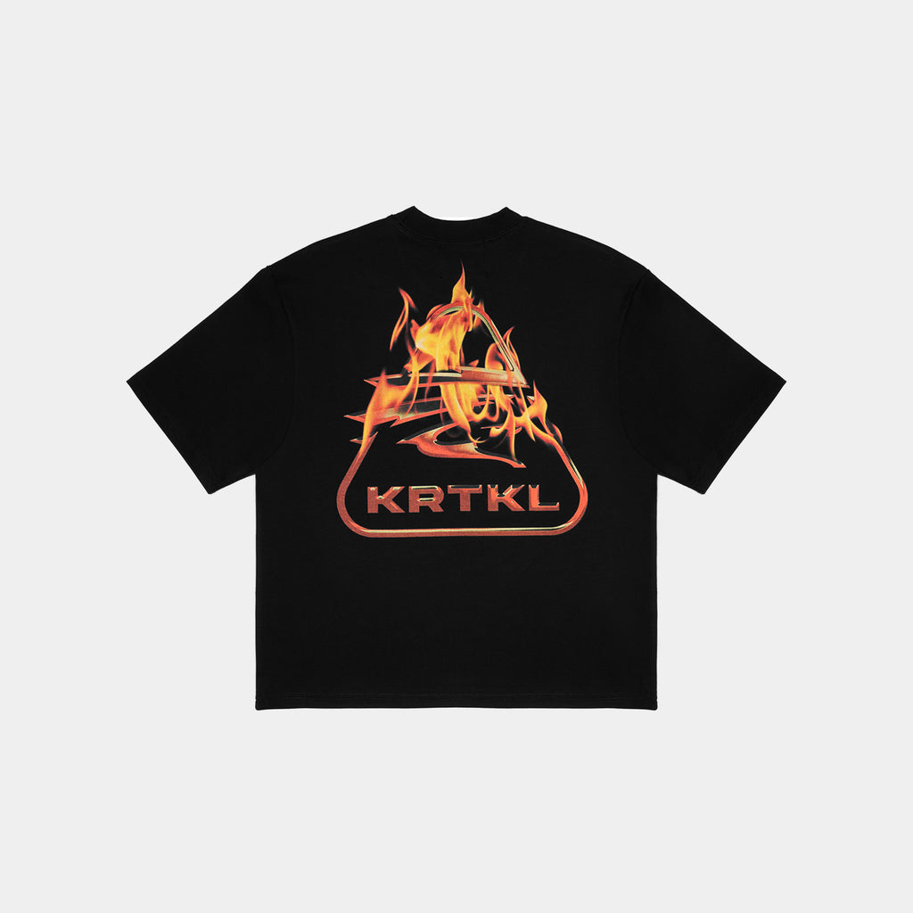 WILDFIRE TEE (NOIR BLACK)