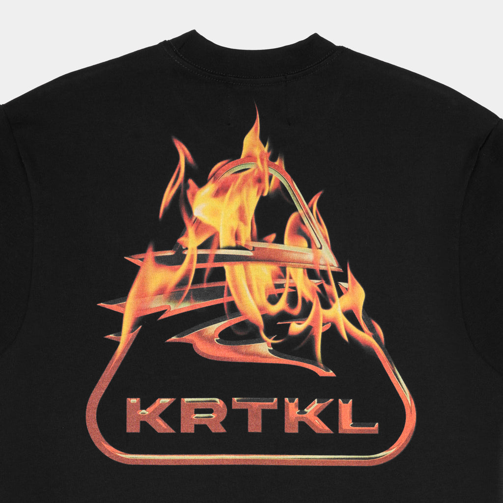 WILDFIRE TEE (NOIR BLACK)