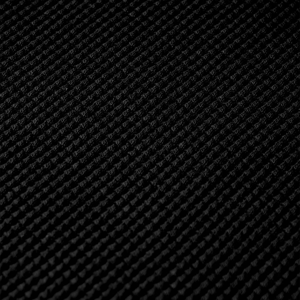 WAFFLE TEE LS (NOIR BLACK)