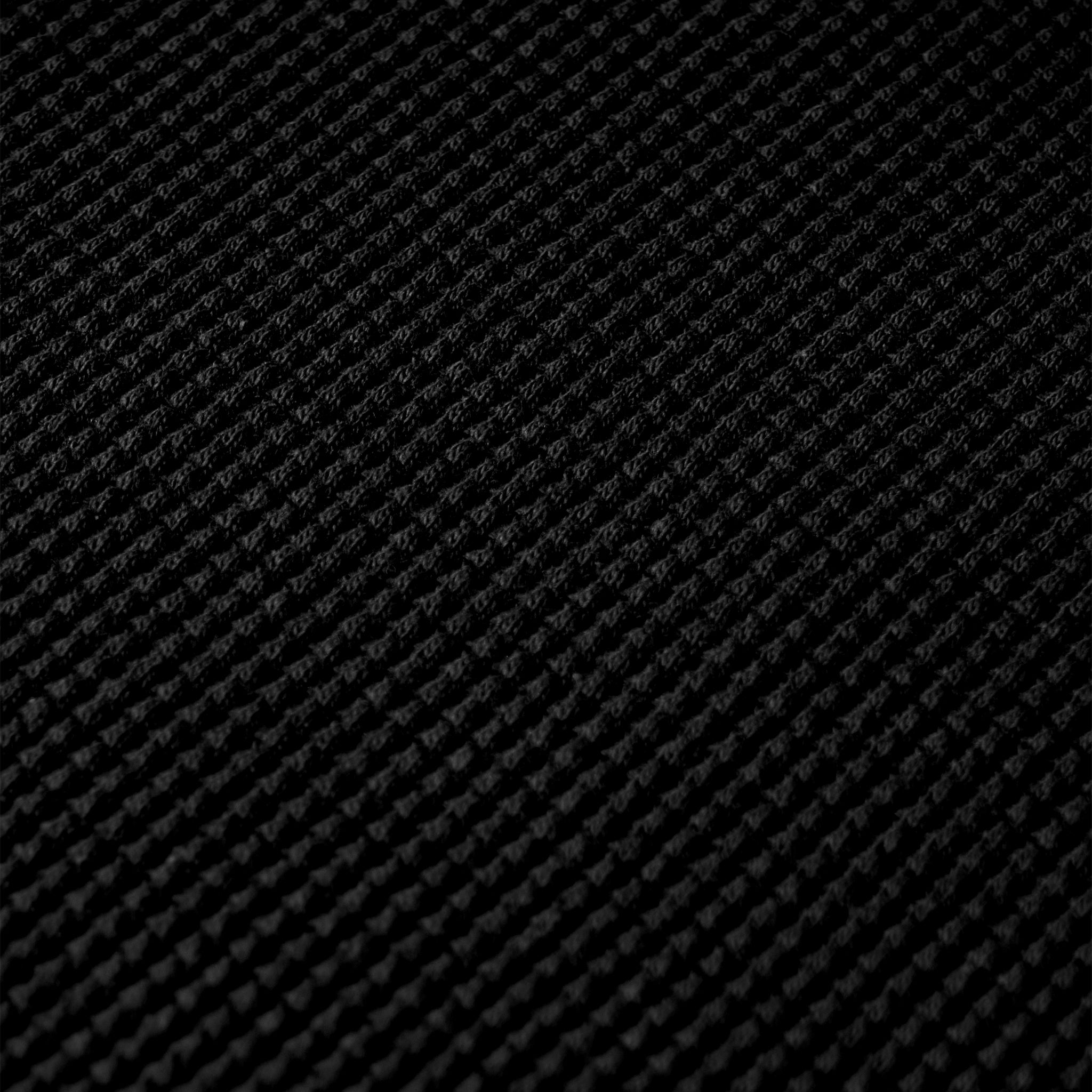 WAFFLE TEE LS (NOIR BLACK)