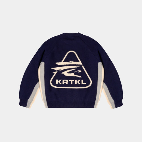 KRTKL MASSIVE KNITWEAR (NAVY BLUE)