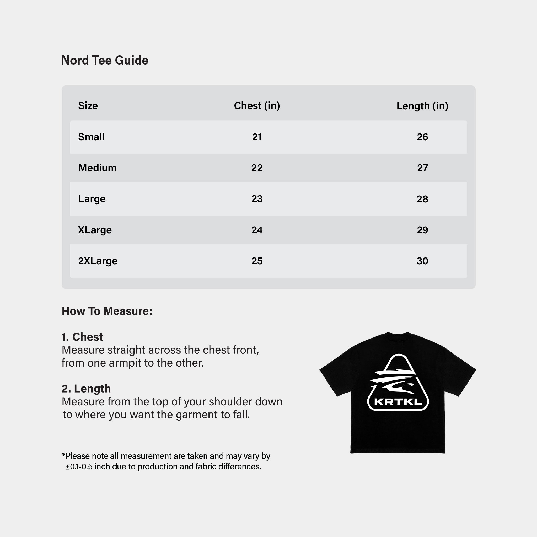 NORD TEE (NOIR BLACK)
