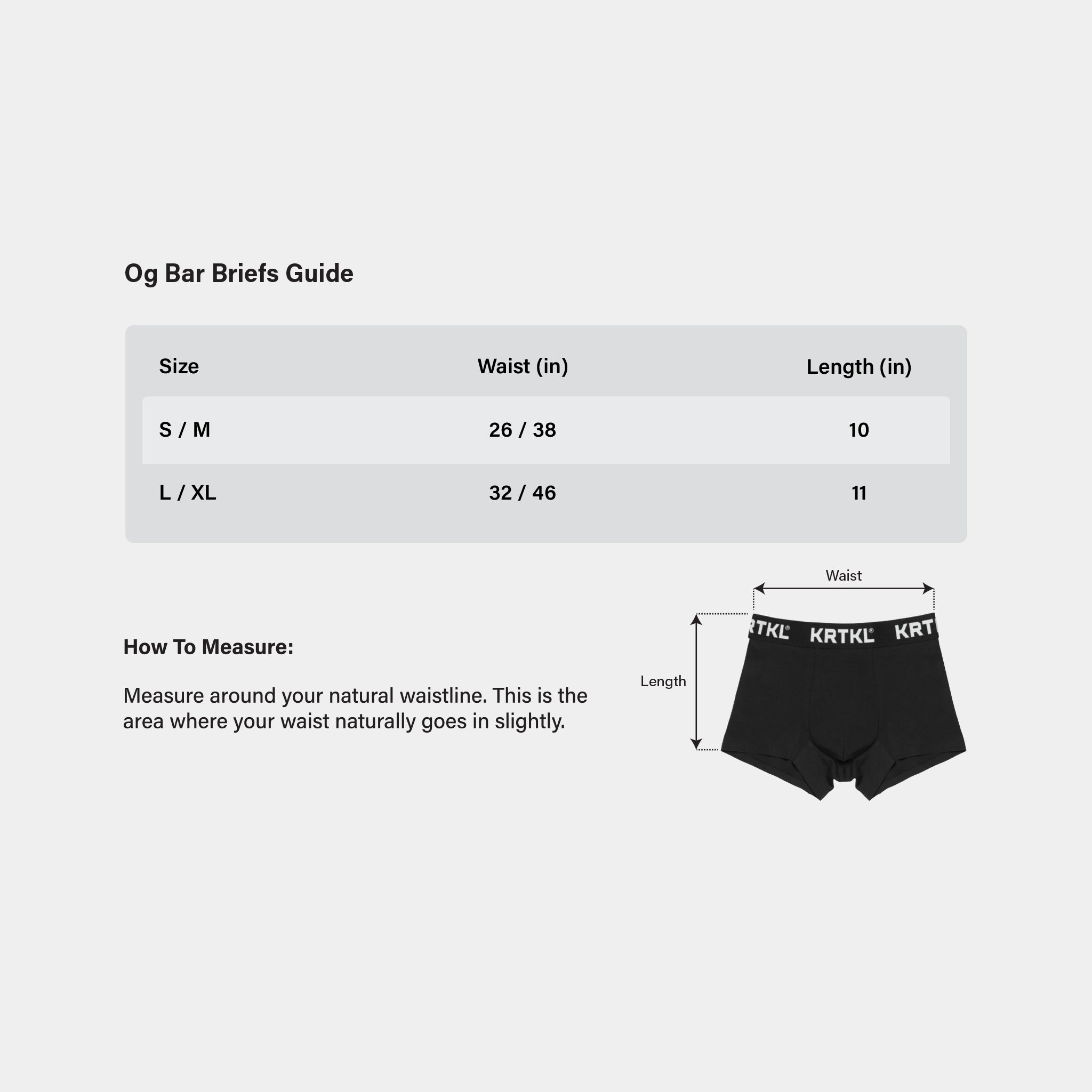 OG BAR BRIEF PACK OF 2
