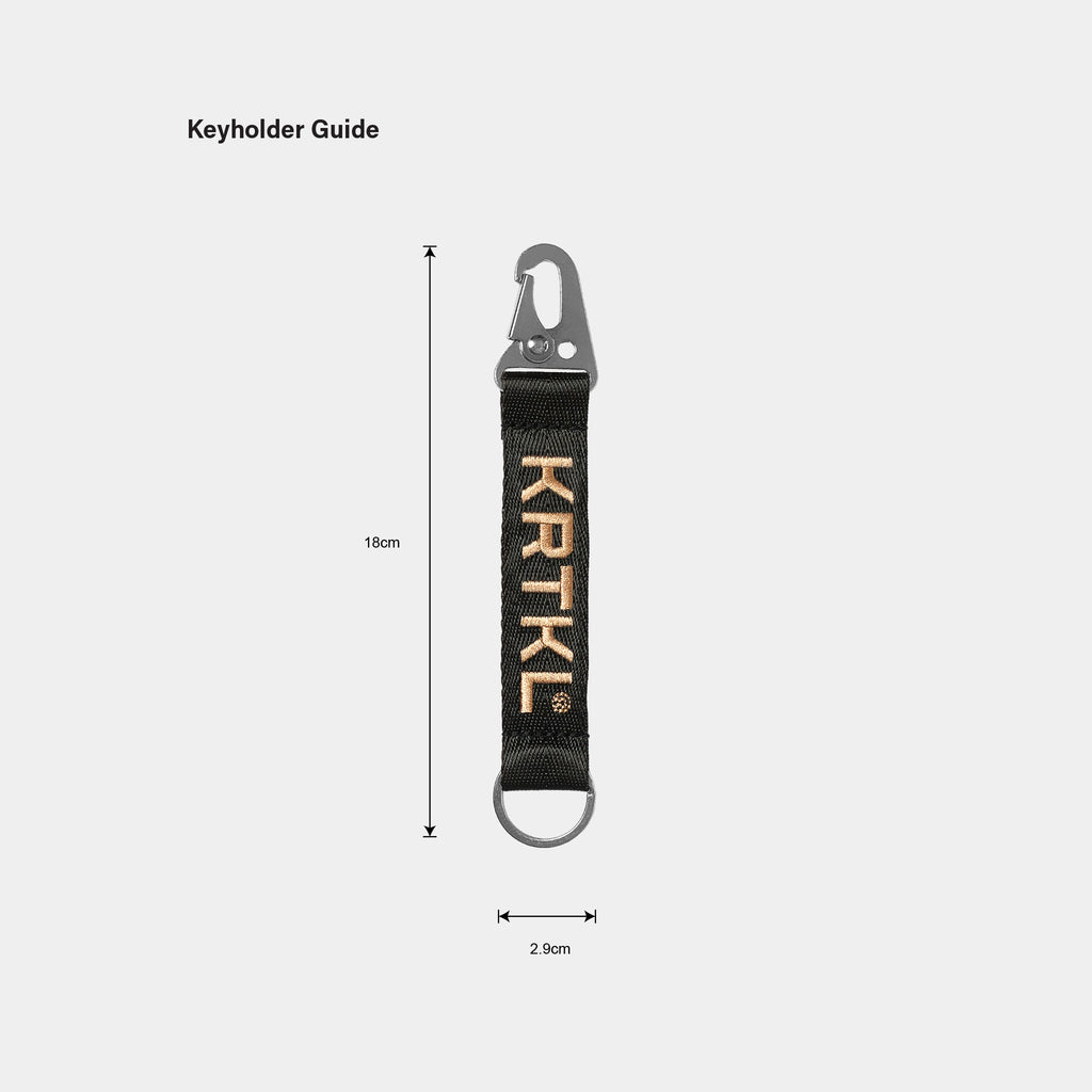 KRTKL KEYHOLDER (NOIR BLACK)