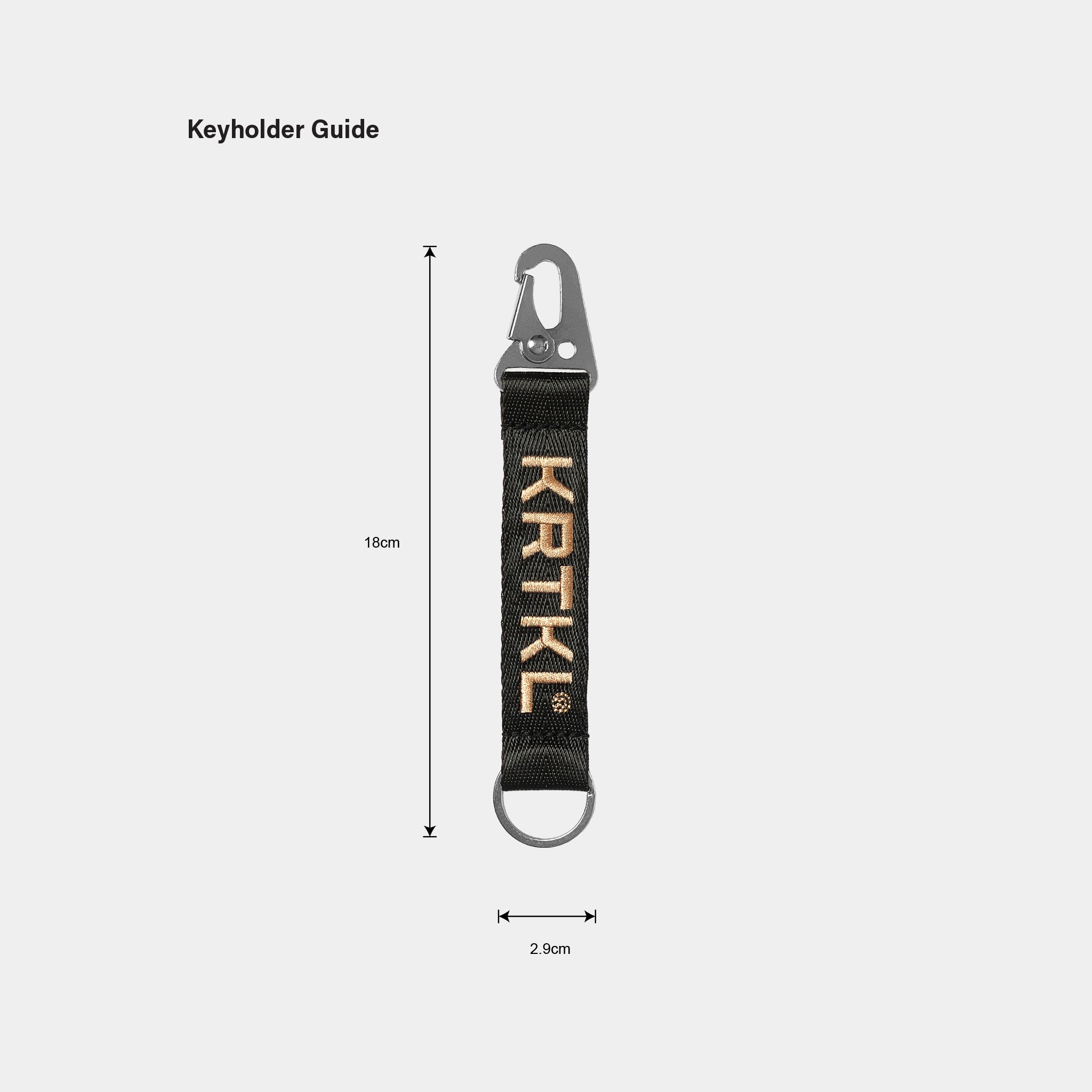 KRTKL KEYHOLDER (ASH ROSE)