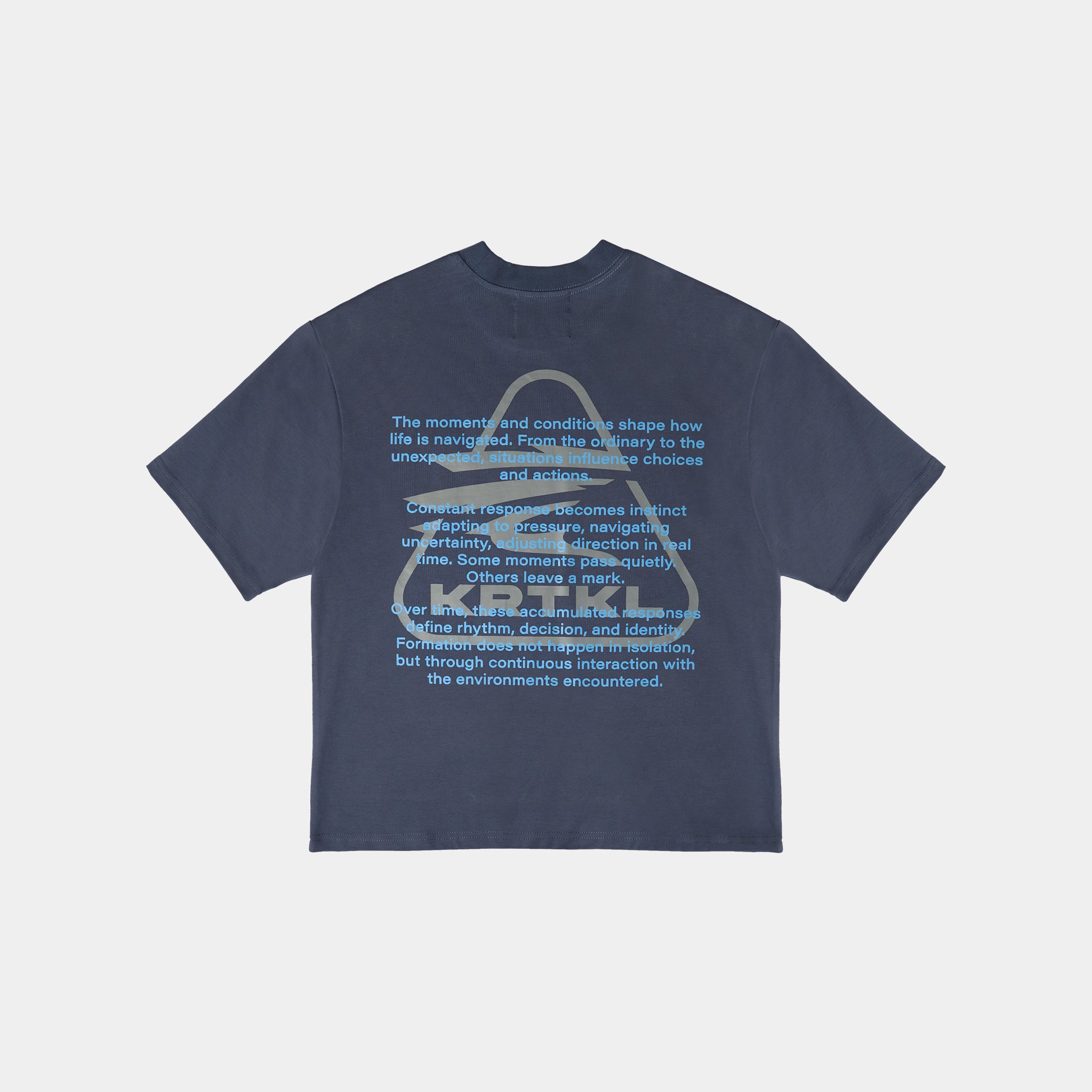 VERSE TEE (GRAPHITE BLUE)
