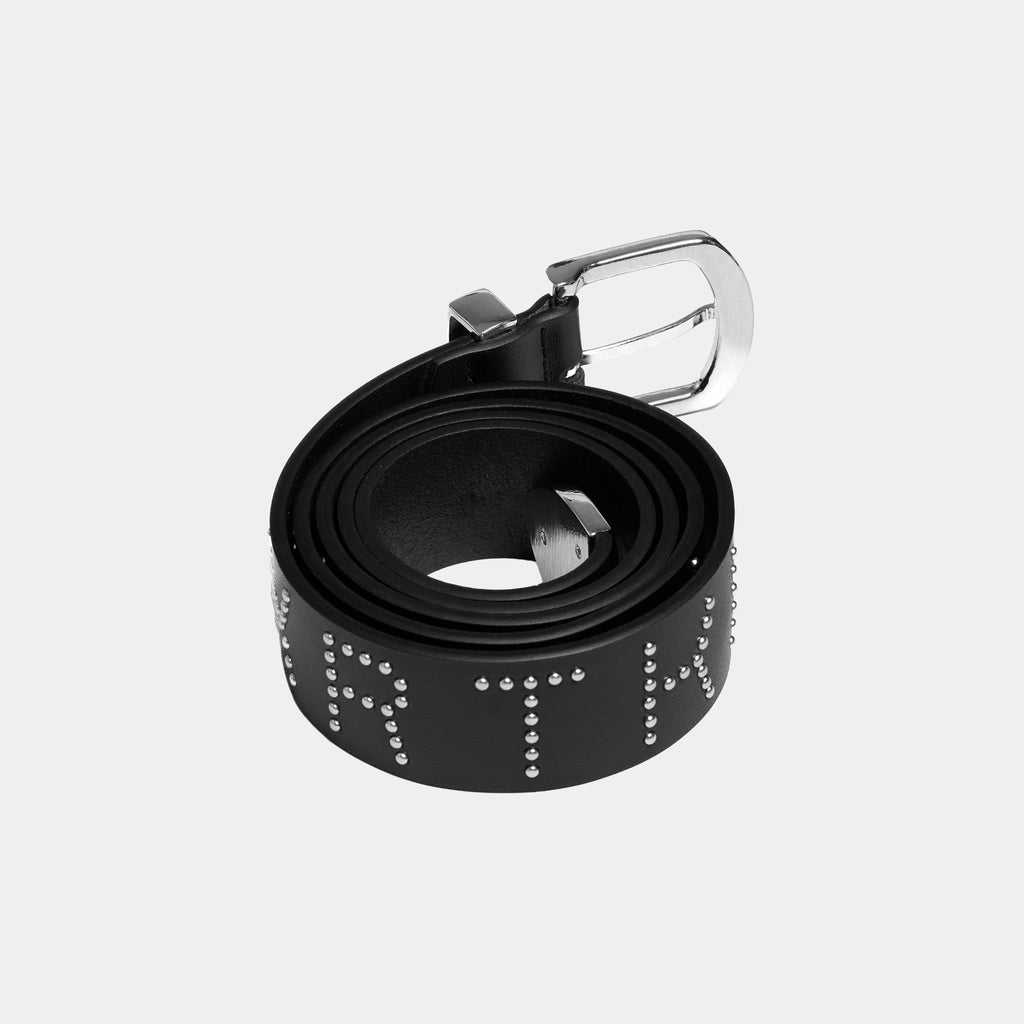 STUDDED LEATHER BELT