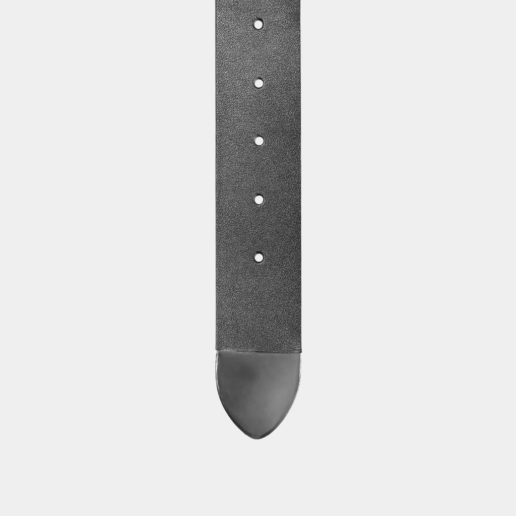STUDDED LEATHER BELT