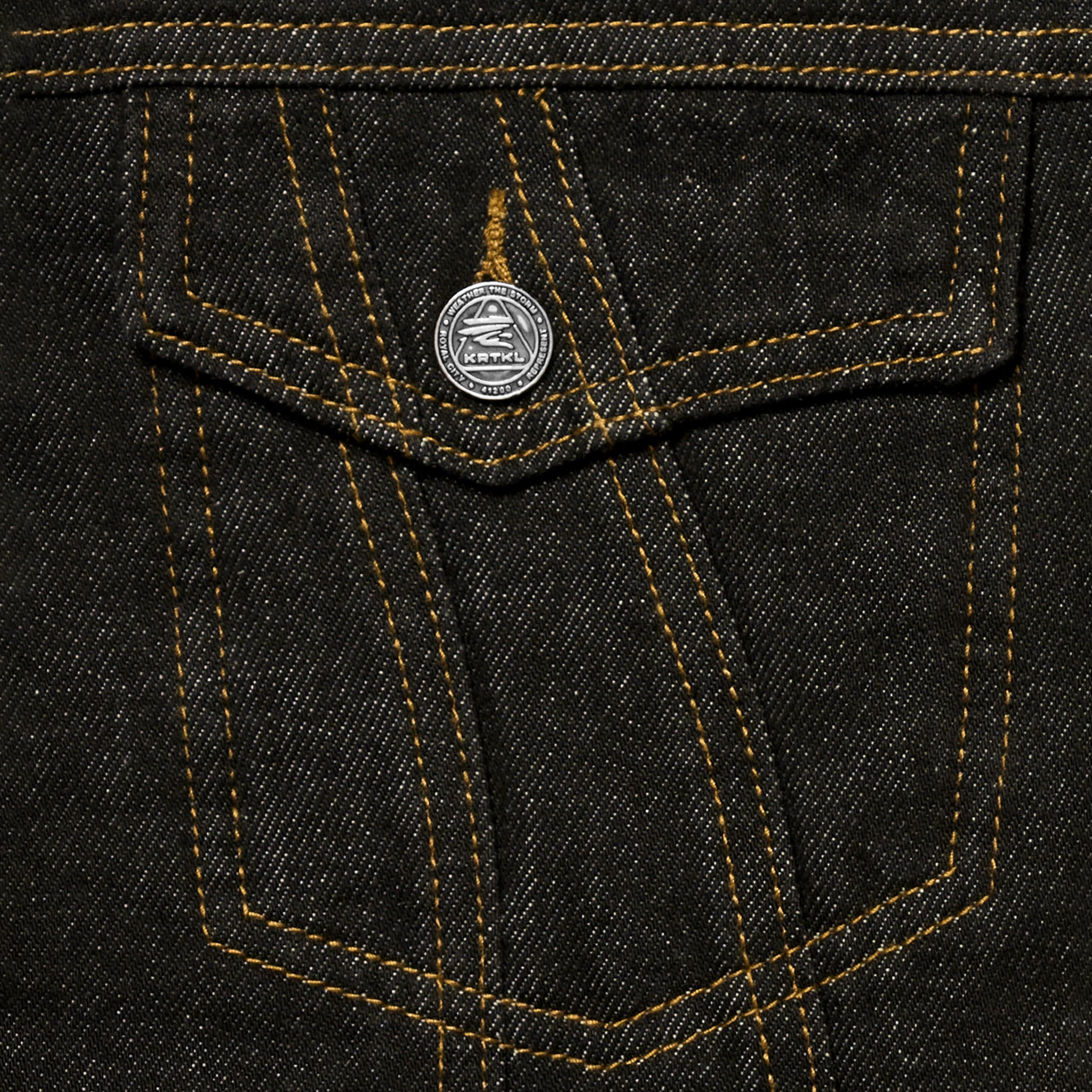 FRACTURE DENIM JACKET
