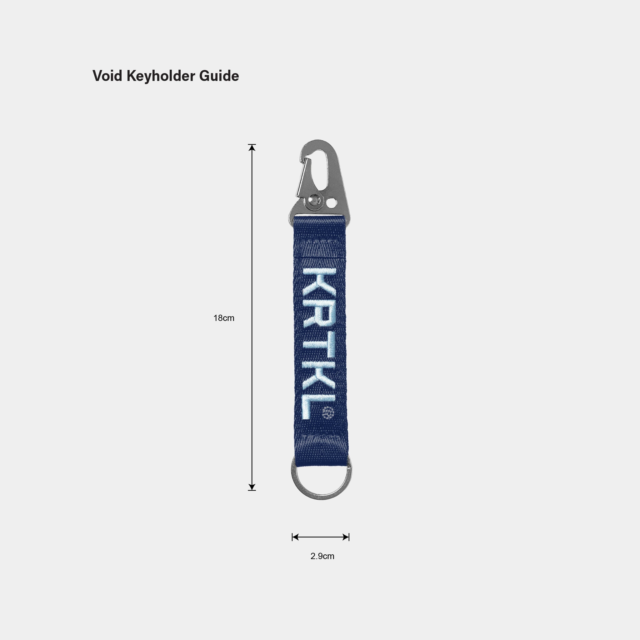 VOID KEYHOLDER (COBALT BLUE)