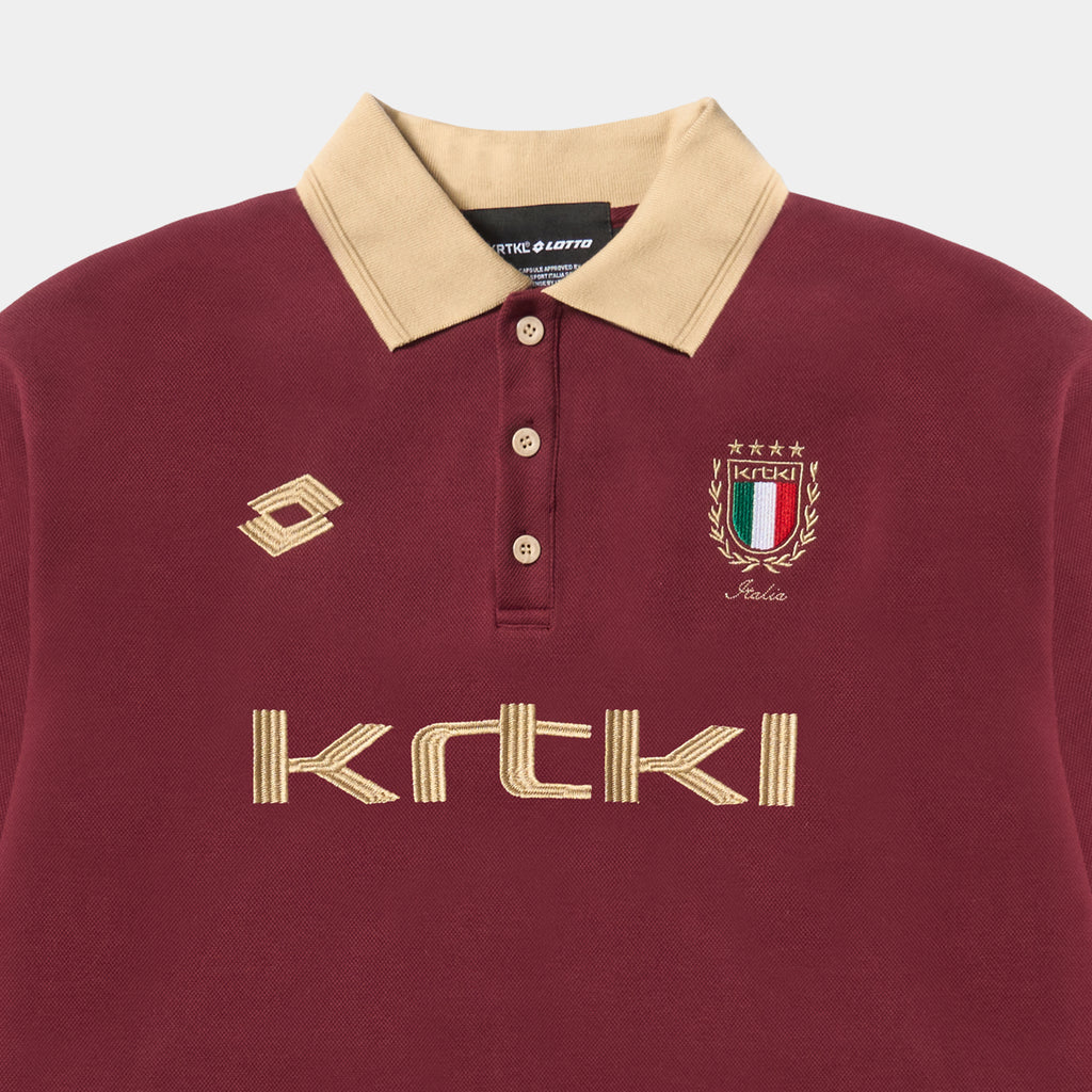 KRTKL X LOTTO Polo Rugby (Red Burgundy)