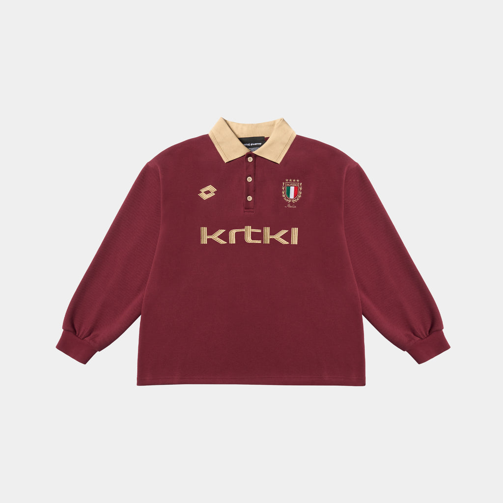 KRTKL X LOTTO Polo Rugby (Red Burgundy)
