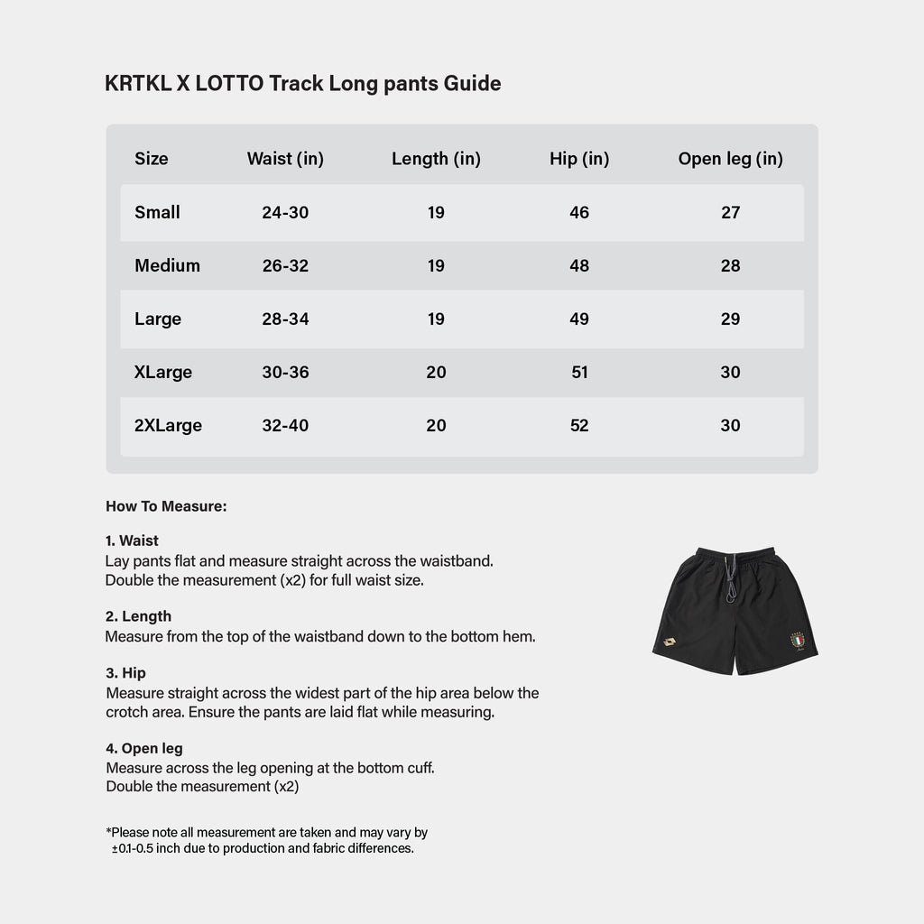 KRTKL X LOTTO Track Short Pants